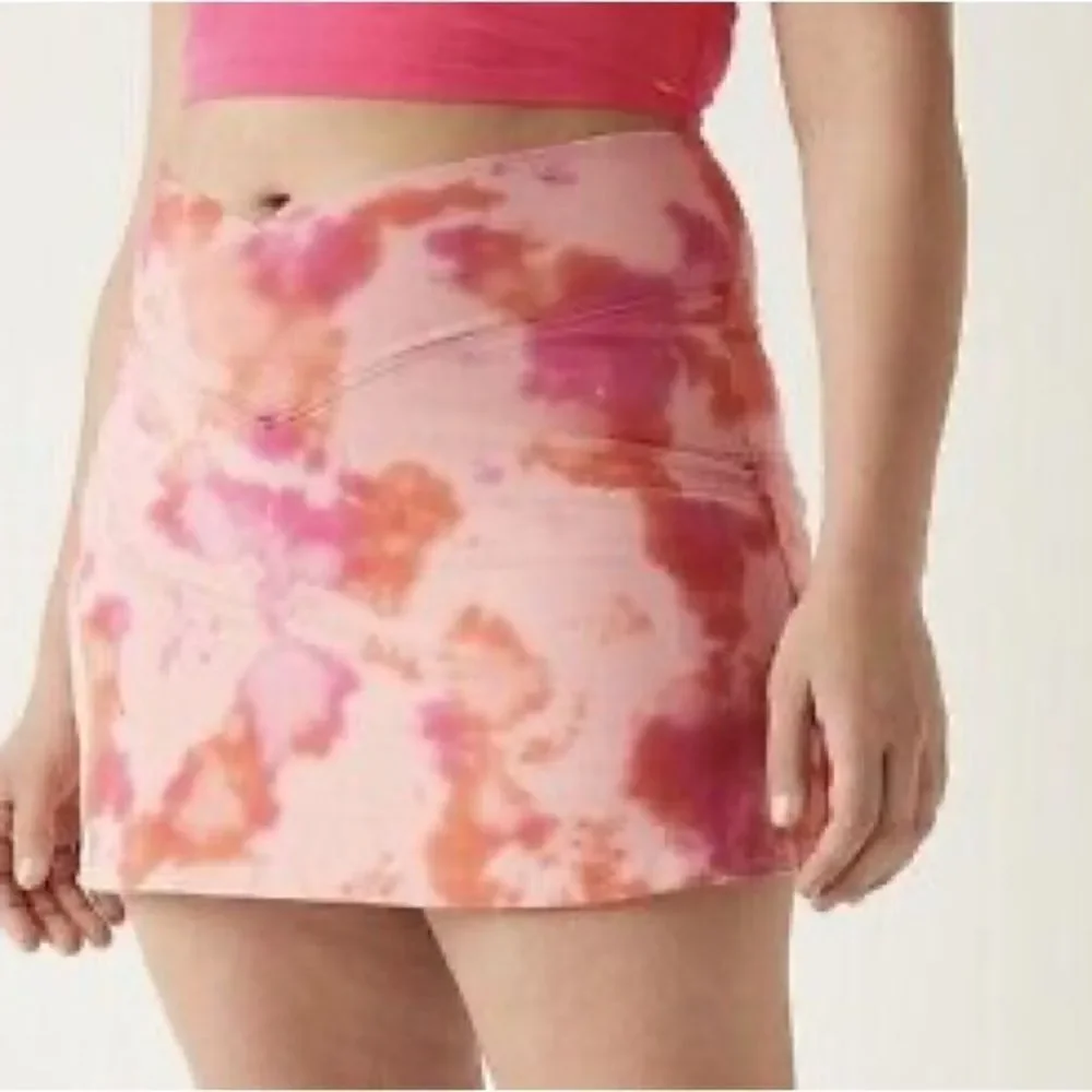 Victorias Secret Pink Set Cotton Fleece Top & High Waist V crossover Skirt XXL